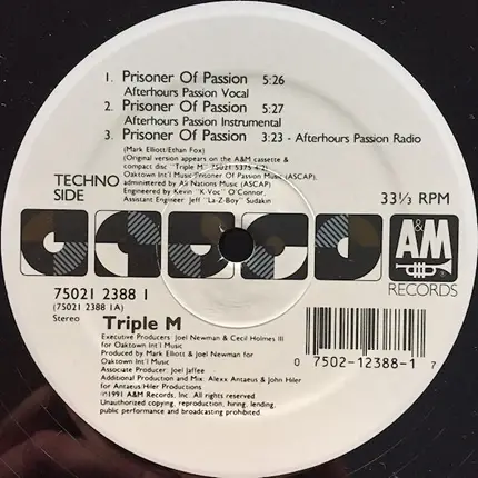 Triple M - Prisoner Of Passion