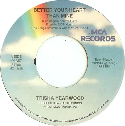 Trisha Yearwood - Better Your Heart Than Mine