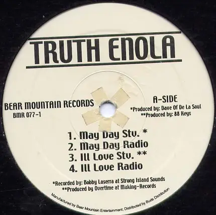 Truth Enola - May Day / Ill Love