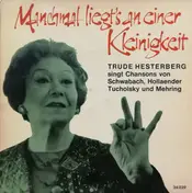 Trude Hesterberg - Trude Hesterberg Singt