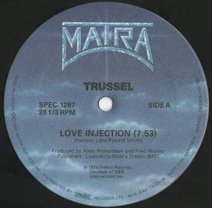 Trussel / Five Special / Bruni Pagan - Love Injection / Why Leave Us Alone / Fantasy