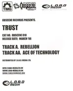 Trust - Rebellion / Ace Of Technology