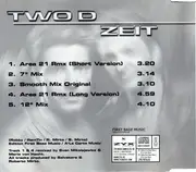 CD Single - Two D - Zeit - Sealed
