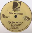 12inch Vinyl Single - Two Meanings - My Life To Live