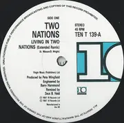 12inch Vinyl Single - Two Nations - Living In Two Nations