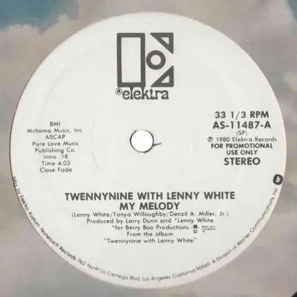 Twennynine With Lenny White - My Melody