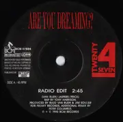 7'' - Twenty 4 Seven Featuring Captain Hollywood - Are You Dreaming?