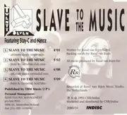 CD Single - Twenty 4 Seven Featuring Stay-C And Nance - Slave To The Music