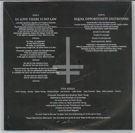 Twitching Tongues - In Love There Is No Law