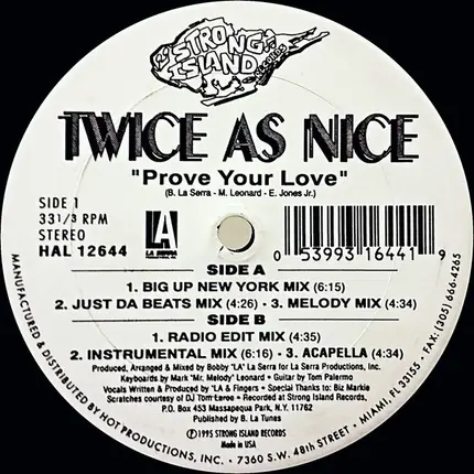 Twice As Nice - Prove Your Love