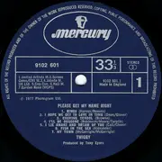 LP - Twiggy - Please Get My Name Right - Poster Incl.