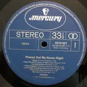 LP - Twiggy - Please Get My Name Right
