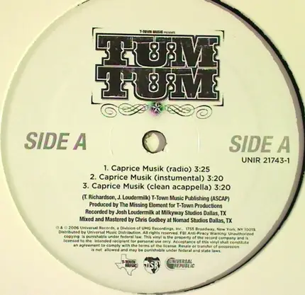 Tum Tum - Caprice Musik