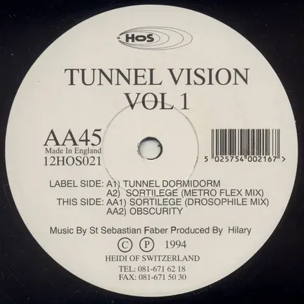 Tunnel Vision - Vol 1
