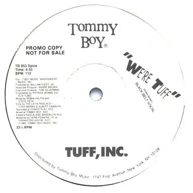 Tuff, Inc. - We're Tuff / Golly Gee