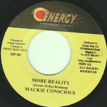 Turbulence / Mackie Conscious - Firm / More Reality