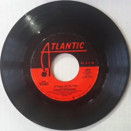 Turley Richards - You Might Need Somebody
