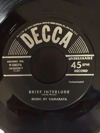 Tutti Camarata - Veradero / Brief Interlude