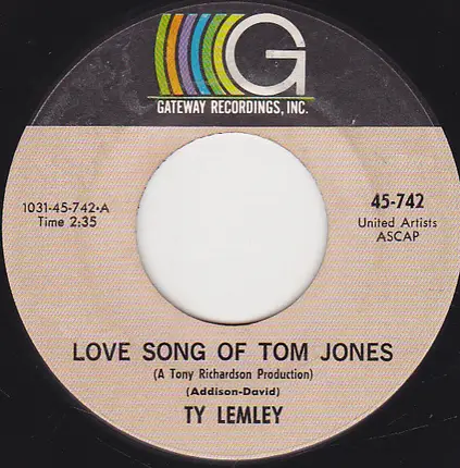 Ty Lemley - Love Song Of Tom Jones / Walkin' - Talkin'