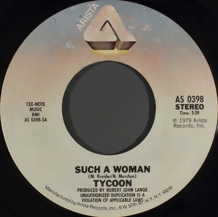 Tycoon - Such A Woman / How Long (Can We Go On)
