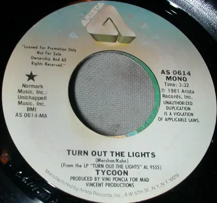 Tycoon - Turn out the Lights