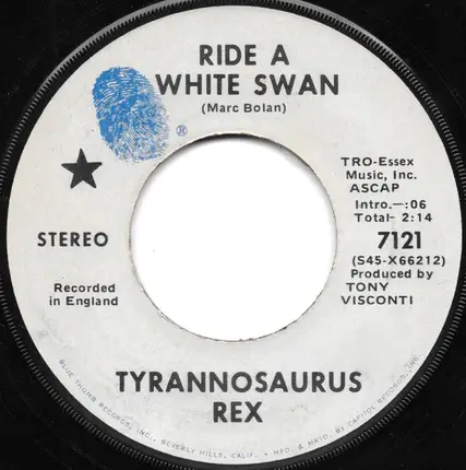 Tyrannosaurus Rex - Ride A White Swan / Summertime Blues