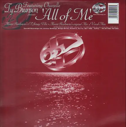 Tyrone Brunson Featuring Chanelle - All Of Me