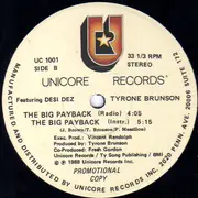 12inch Vinyl Single - Tyrone Brunson Featuring Desi Dez - The Big Payback