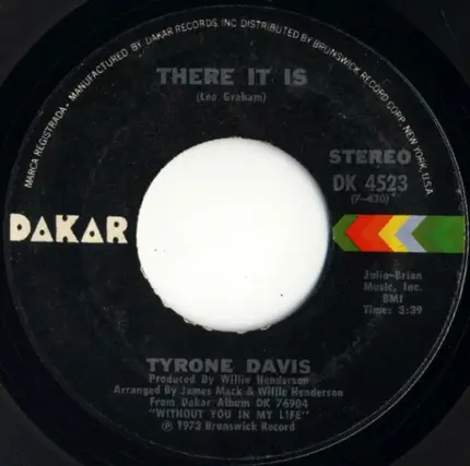 Tyrone Davis - There It Is