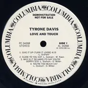 LP - Tyrone Davis - Love And Touch