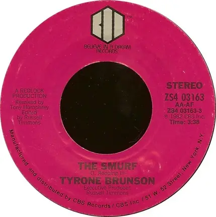 Tyrone Brunson - The Smurf / I Need Love