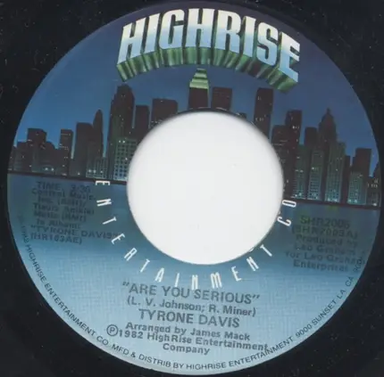 Tyrone Davis - Are You Serious