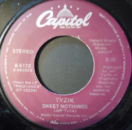 Tyzik, Jeff Tyzik - Sweet Nothings / Straight Ahead