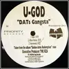 12'' - U-God - DATs Gangsta / Shell Shock