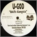 12'' - U-God - DATs Gangsta / Shell Shock