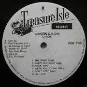 LP - U-Roy - Version Galore