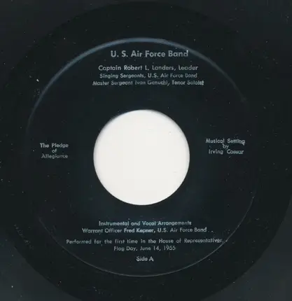 U.S. Marine Band , United States Air Force Band - The Pledge of Allegiance / The Pledge of Allegiance