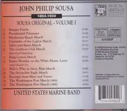 CD - U.S. Marine Band - Sousa Original - Volume I