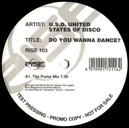 U.S.D. United States Of Disco - Do You Wanna Dance ?