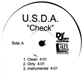 U.S.D.A. - Check