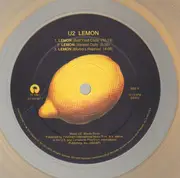 12inch Vinyl Single - U2 - Lemon (Remixes) - yellow vinyl