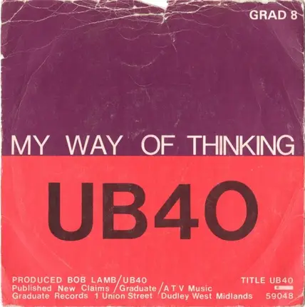Ub40 - My Way Of Thinking