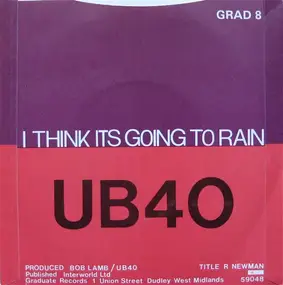 UB40 - I Think It's Going To Rain Today