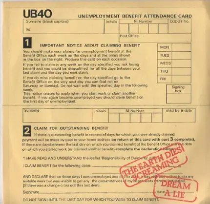 Ub40 - The Earth Dies Screaming