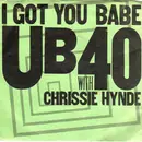 7inch Vinyl Single - UB40 With Chrissie Hynde - I Got You Babe - Green Cover