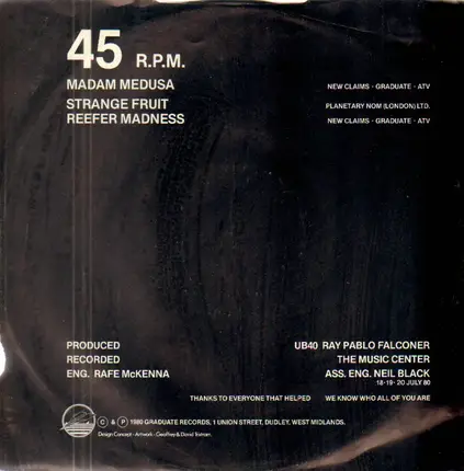 Ub40 - Madam Medusa