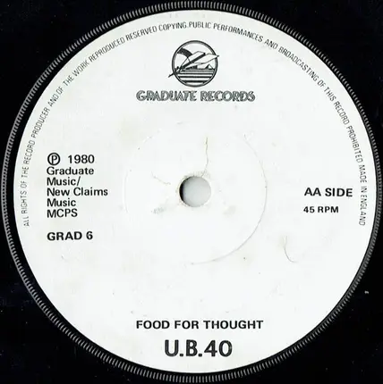 Ub40 - King / Food For Thought