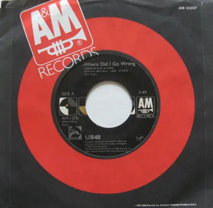 Ub40 - Where Did I Go Wrong