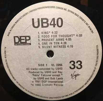 Ub40 - 1980-1983