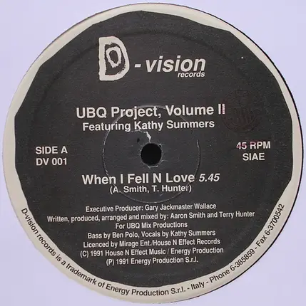 UBQ Project Featuring Kathy Summers - Volume II